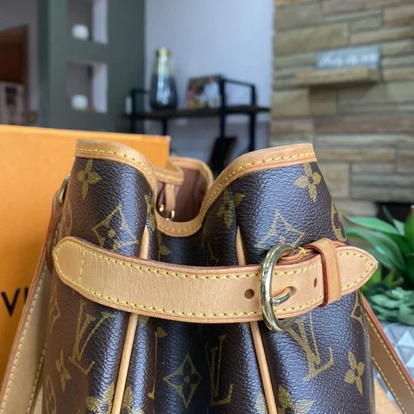 Louis Vuitton Brown Monogram Tote Bag - Picture 6 of 17